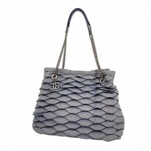CHANEL Blue Tote Bag